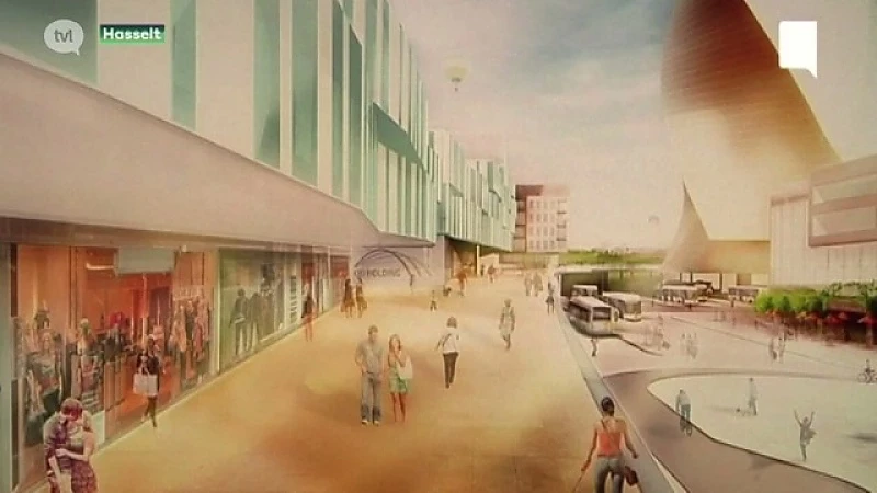 Zo had het nieuwe station van Hasselt er moeten uitzien