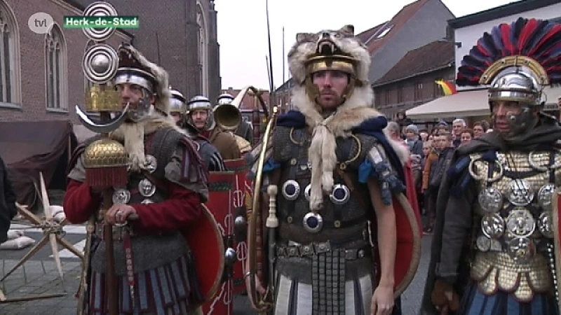 Feest in Herk-de-Stad: Romeinen vieren verjaardag patroonheilige Sint-Maarten