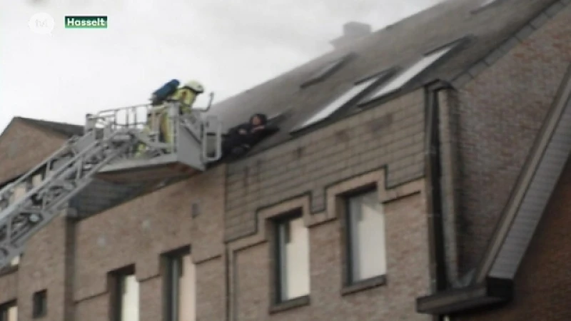 Eén gewonde bij appartementsbrand in Hasselt