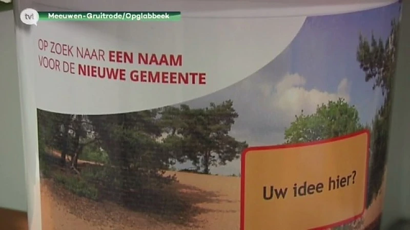 Fusie Meeuwen-Gruitrode en Opglabbeek kreeg al 418 suggesties voor een nieuwe naam