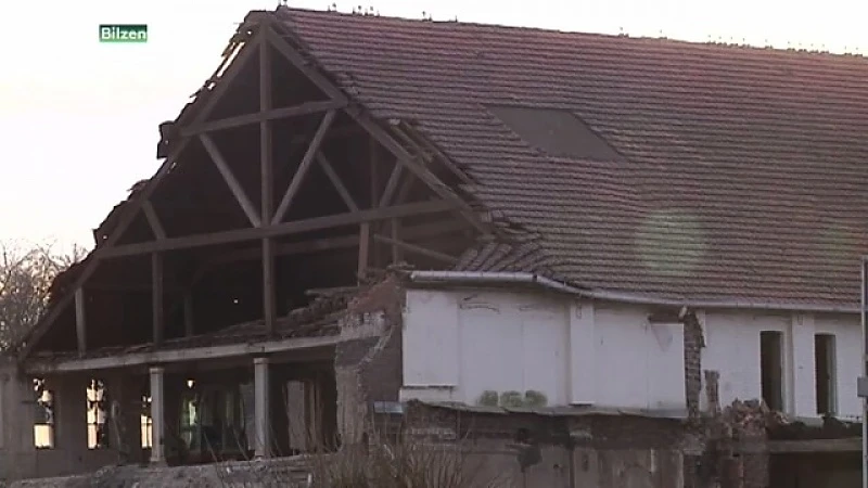 Historisch gebouw Bilzen afgebroken