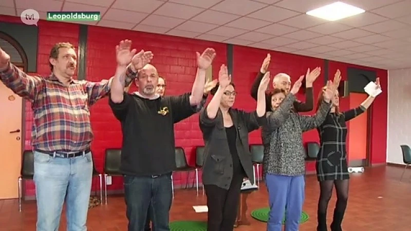 Theatervoorstelling met psychiatrische patiënten in Leopoldsburg
