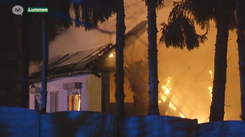 Huis Danny Vanhamel in lichterlaaie na ontploffing