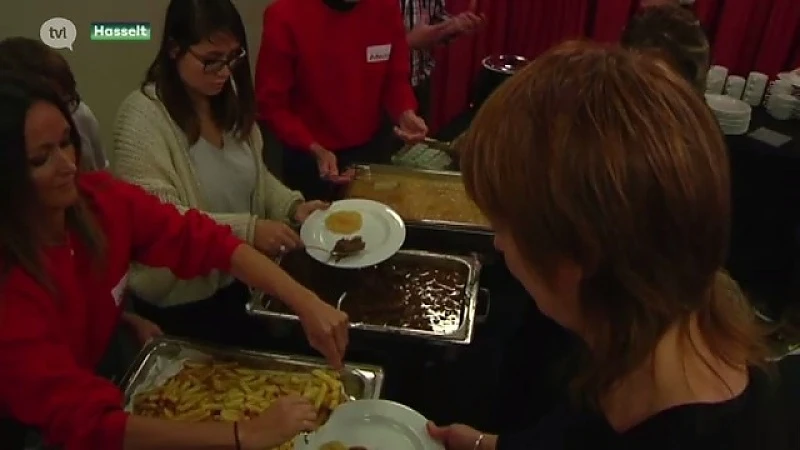 Stoofvlees en frieten voor minderbedeelden in Hasselt