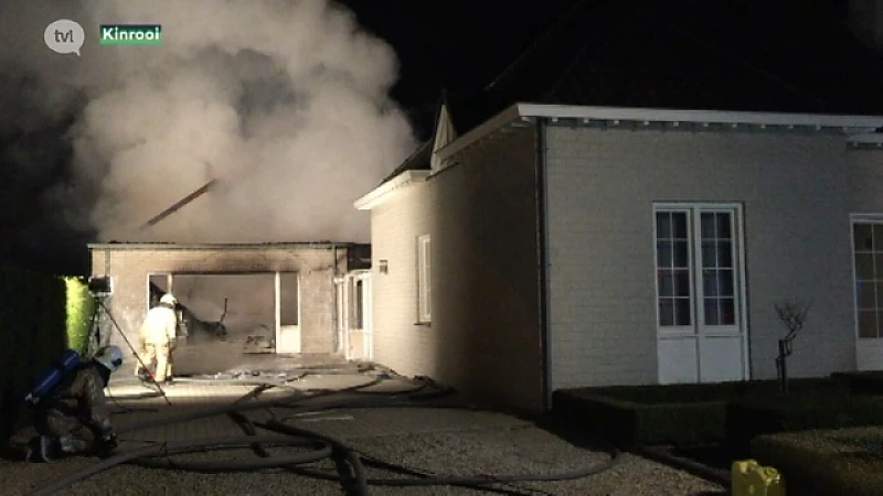 Buur raakt gewond bij brand in Kinrooi