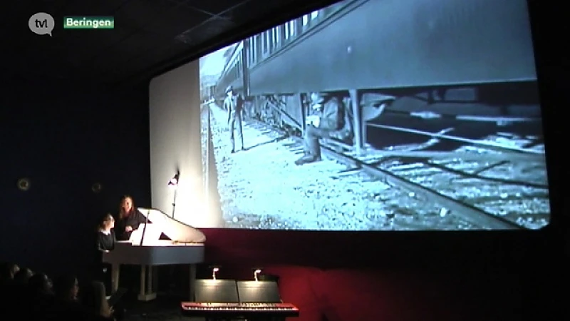 Studenten Muziekacademie Beringen begeleiden stomme films op piano