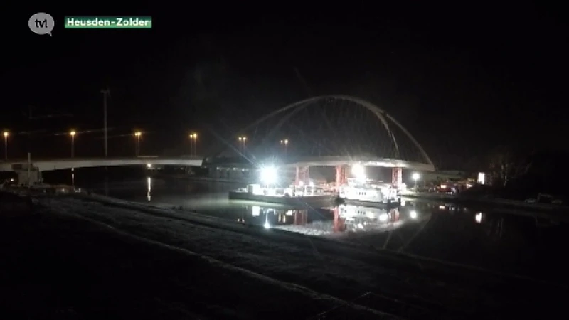 Werken aan de kanaalbrug van de E314 in Heusden-Zolder van start