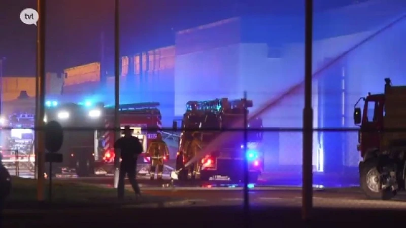 Brand bij VCST in Sint-Truiden