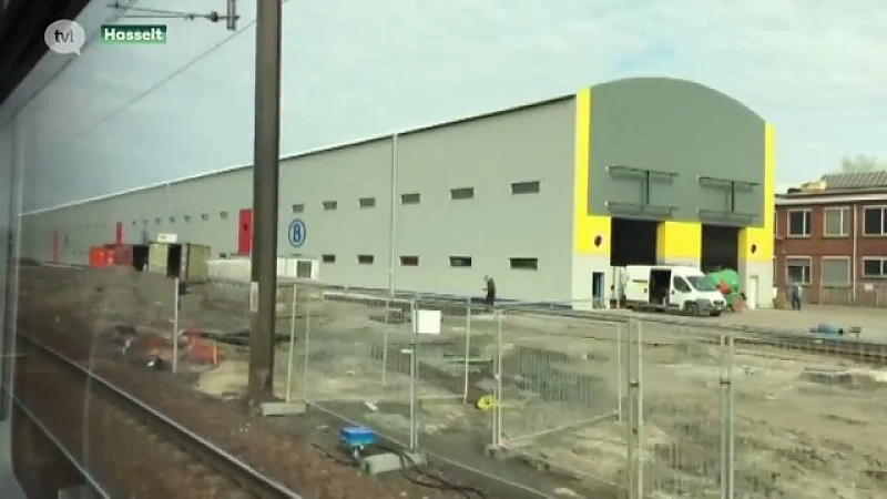 Nieuwe treinherstelplaats van de NMBS in Hasselt bijna klaar
