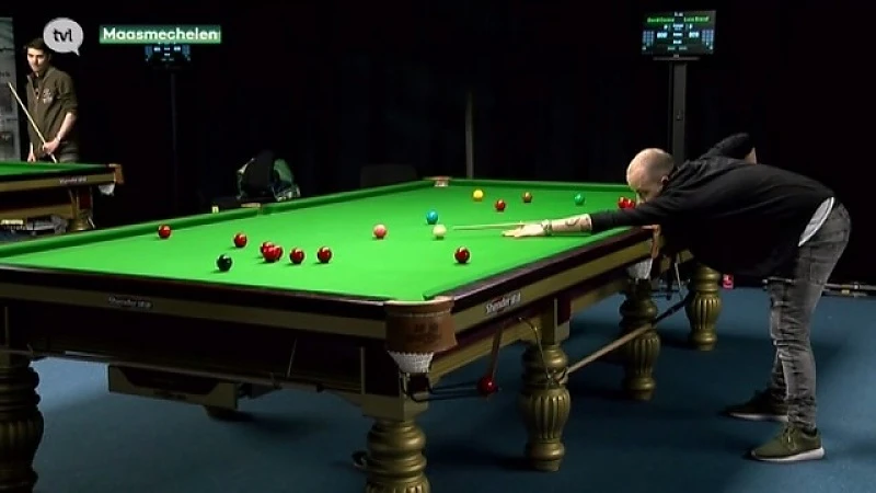 Luca Brecel naar laatste voorronde op het WK snooker