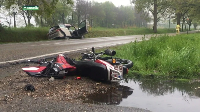 Motorrijder komt om na botsing met wagen in Neeroeteren