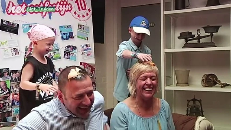 Egg-Challenge om progeriapatiënten Michiel en Amber te steunen
