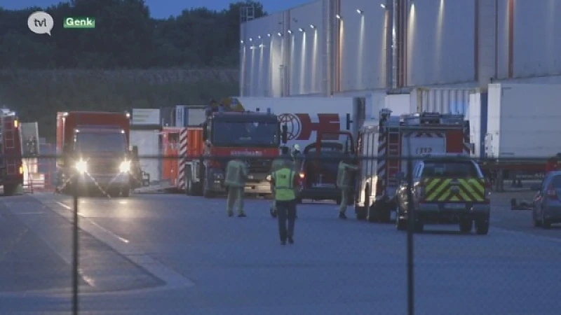 Chemisch lek bij Essers in Genk