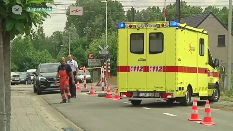 Wegenwerker aangereden in Diepenbeek