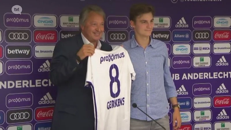Pieter Gerkens voorgesteld bij Anderlecht