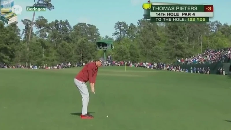 Thomas Pieters op Millennium Golf in Paal