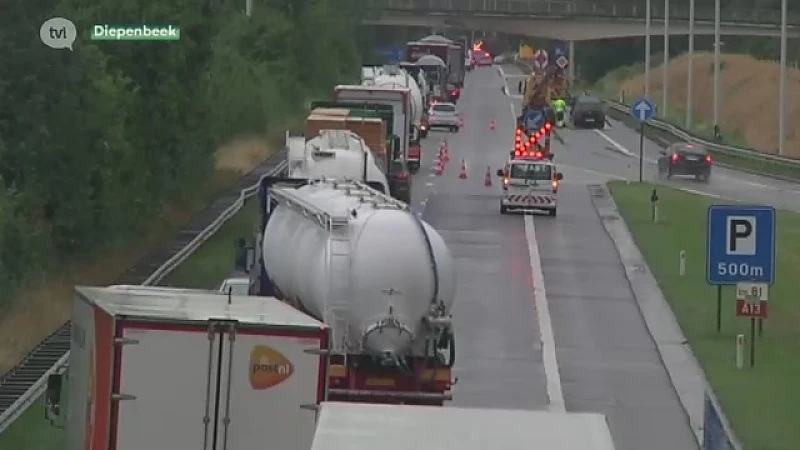 Zware regenval zorgt voor ongevallen op E313 en Noord-Zuid