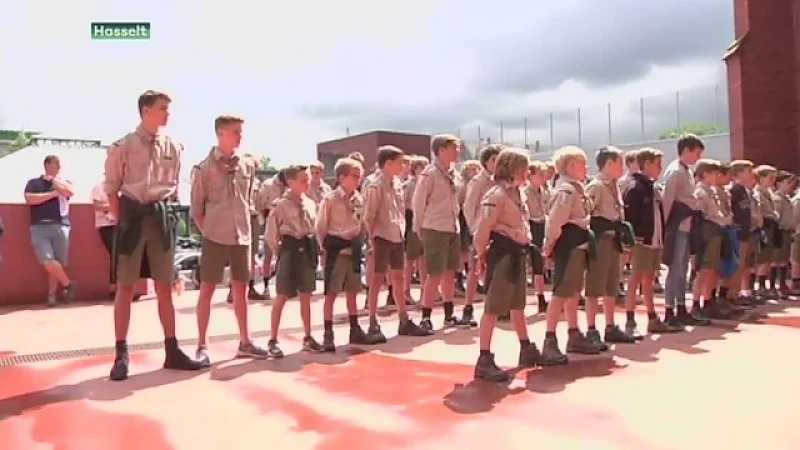 Om de 7 jaar gaan scouts van Hasselt op kamp naar Lourdes