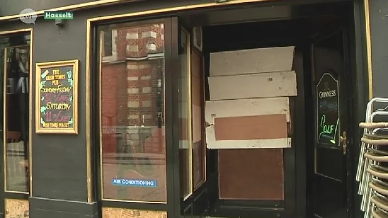 Voetbalhooligans vernielen Irish Pub in Hasselt