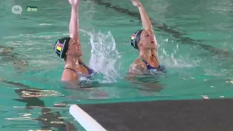 Leen & Charlotte uit Bree willen schitteren op WK synchroonzwemmen