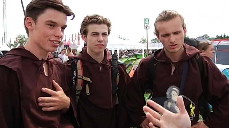 Er komen blijkbaar ook paters naar Pukkelpop