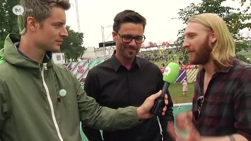 DJ Goldfox en PXL-directeur Ben Lambrechts over hun optreden: "Zaten er boenk op"