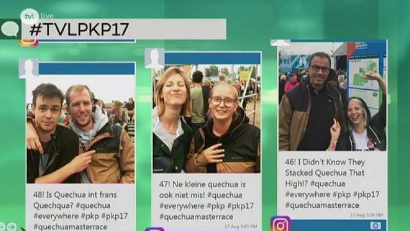 Journalist Dario D'Arpino blijkt een trendsetter op Pukkelpop
