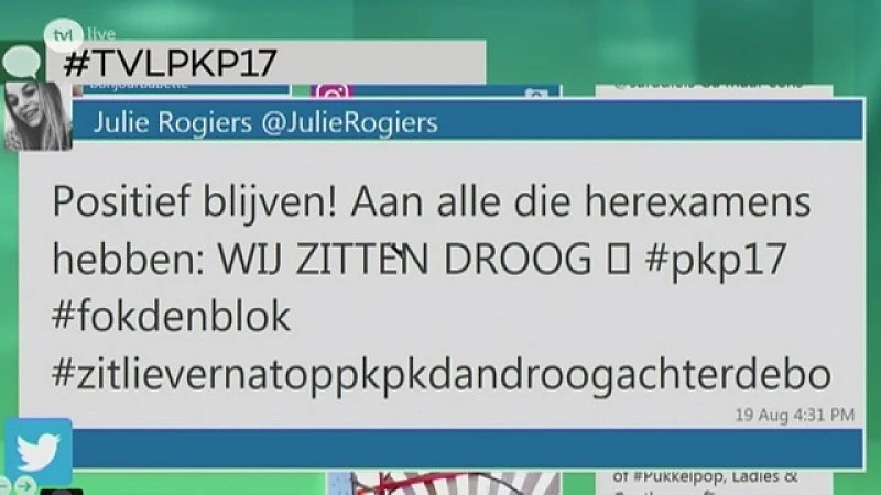 Dit tweeten jullie over Pukkelpop