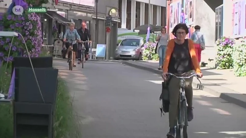 Hasselt krijgt eerste fietsstraat