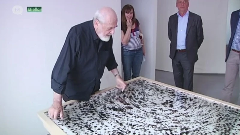 Wereldvermaarde kunstenaar Pistoletto komt naar Tongeren. Wij kregen een rondleiding in zijn atelier in Italië