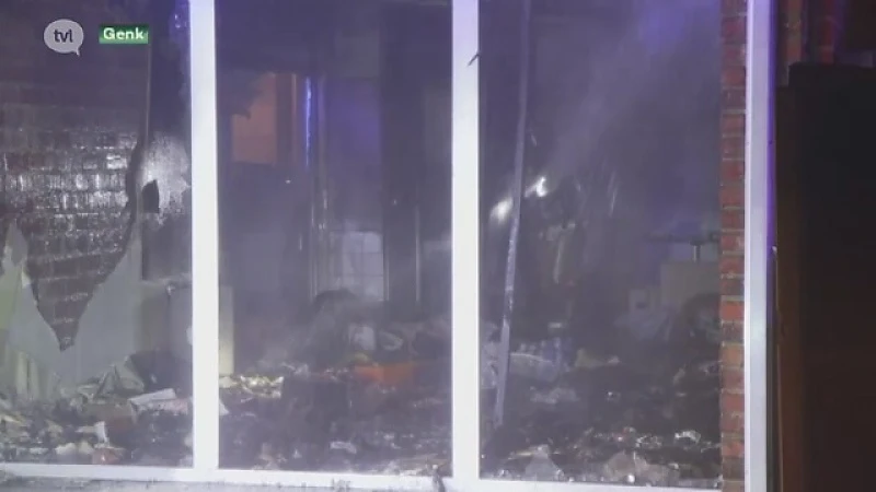 Brand in appartement Genk is vermoedelijk aangestoken
