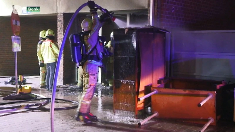 Brand in flat in Genk vermoedelijk aangestoken