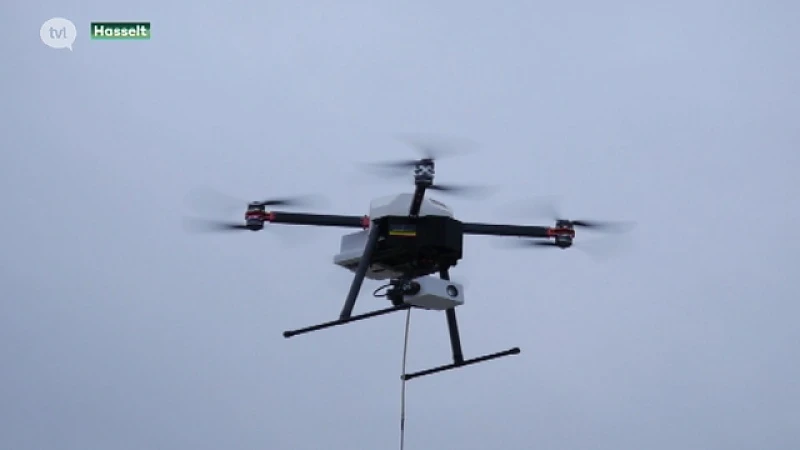 Hasseltse drone met stroomkabel mag de lucht in