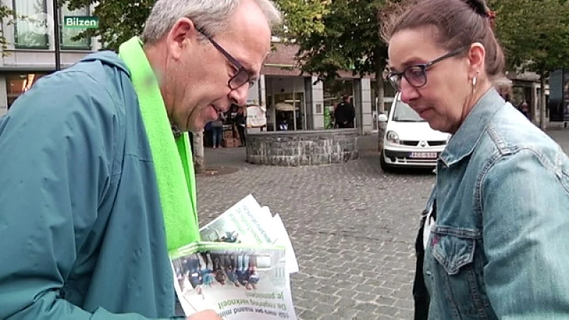 ACV voert actie in Bilzen tegen pensioenhervorming