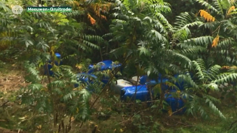 Twintig vaten chemisch afval gevonden in Meeuwen-Gruitrode