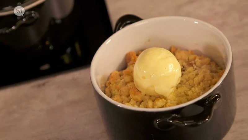 Een crumble van conference peer