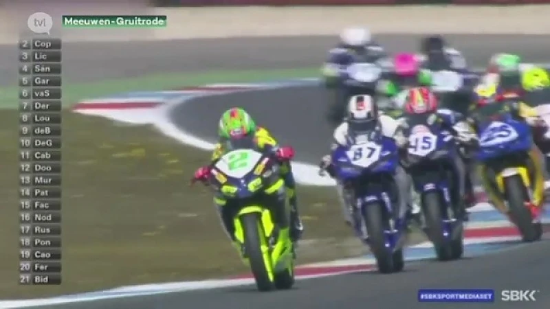 Motorracer Angelo Licciardi na ongelukkig seizoen: "Moto GP blijft het grote doel"