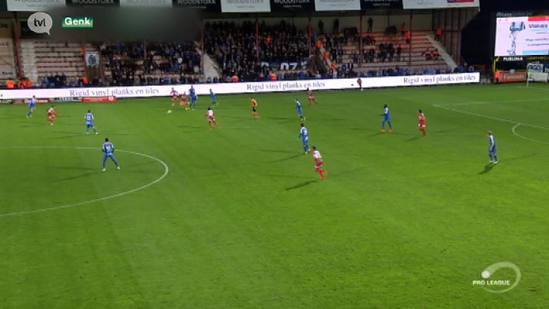 Genk niet voorbij Kortrijk