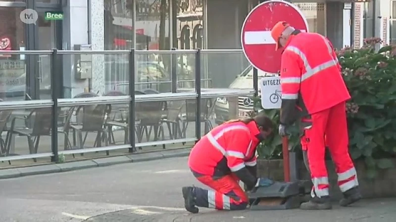 Inwoners Bree moeten wennen aan nieuwe verkeerssituatie in de binnenstad