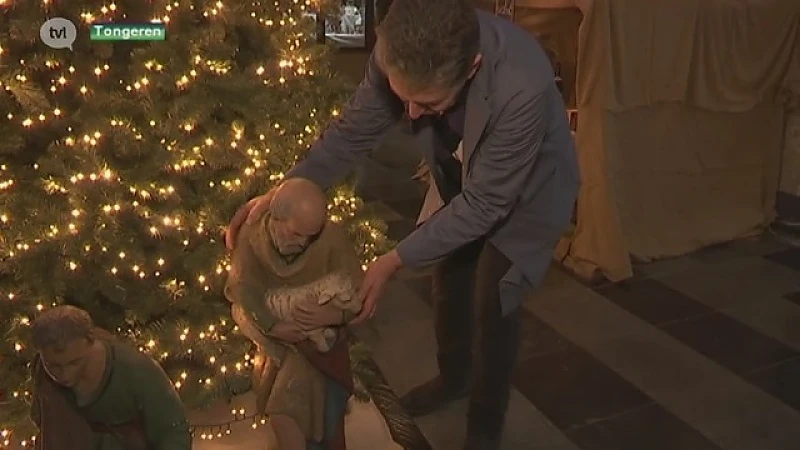 Kerststal in Basiliek Tongeren lokt vele duizenden bezoekers