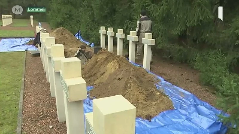 Twee onbekende soldaten opgegraven op Pools kerkhof in Lommel nadat familie wordt gevonden in Polen