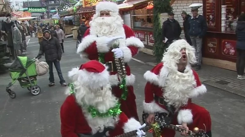 Ben Segers en collega-acteurs nemen hilarische videoclip op in Winterland