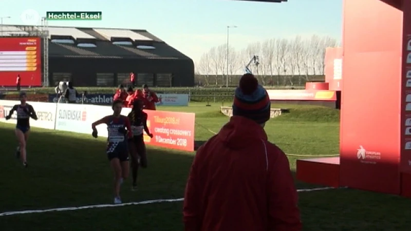 Imana Truyers pas 44e op EK Veldlopen