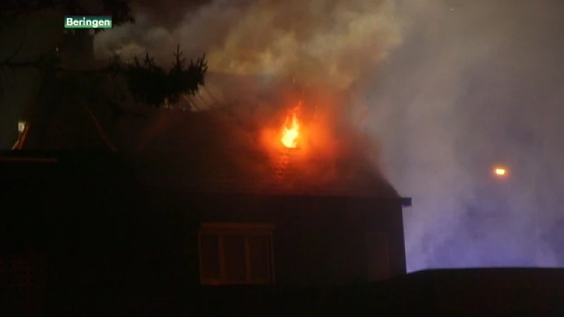 Uitslaande brand in Beringen