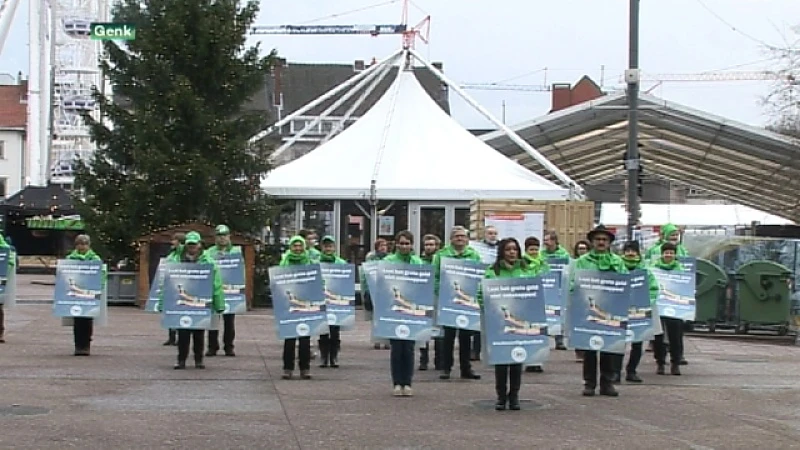Actie ACV tegen de besparingen van de regering.