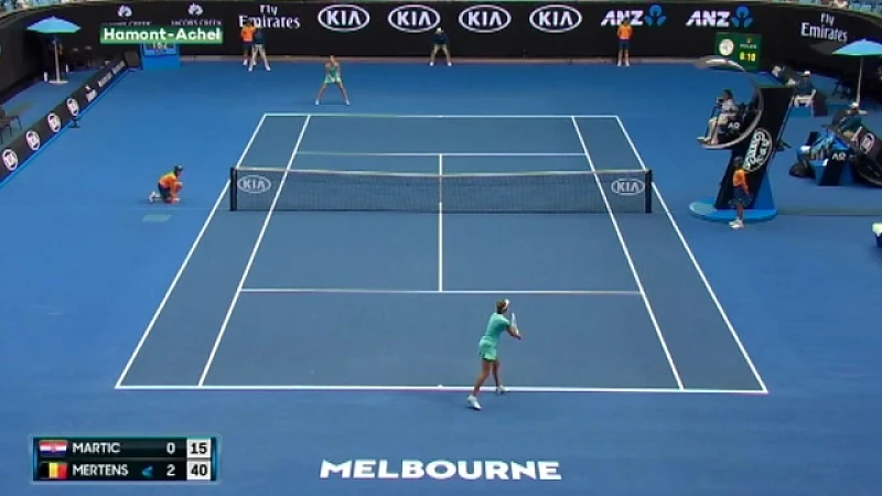 Elise Mertens bij laatste acht op Australian Open