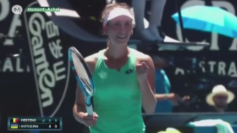 Elise Mertens niet te stoppen Down Under