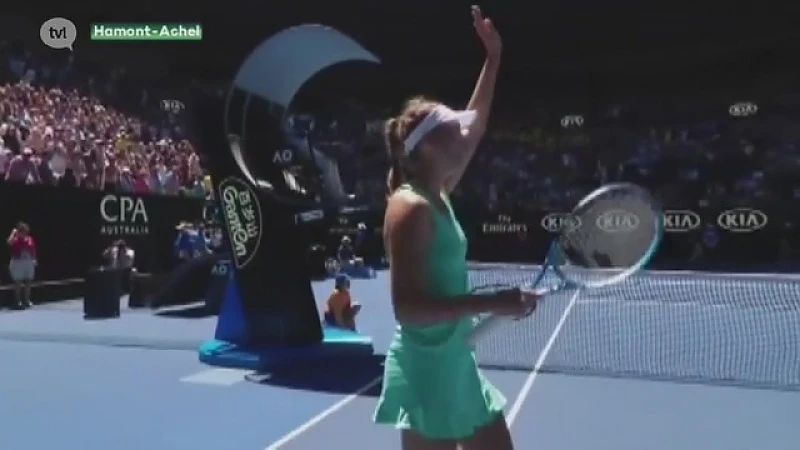 Elise Mertens is blij met de steun van het thuisfront