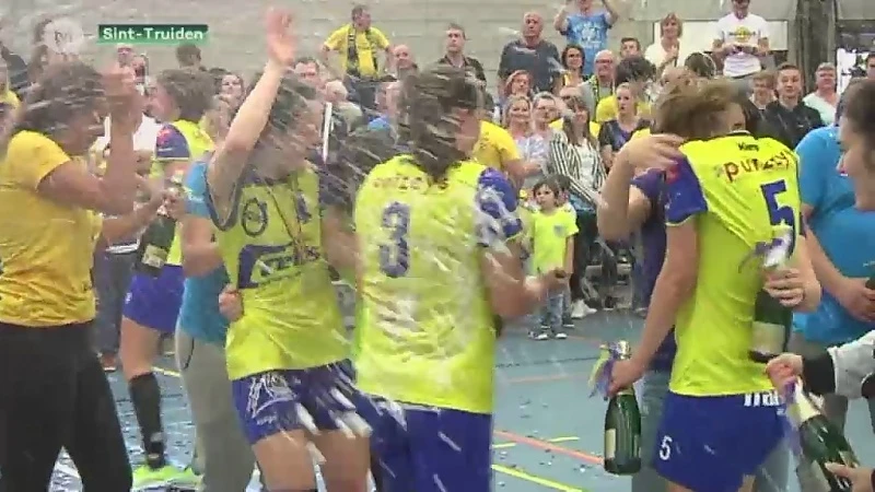 Dames handbal Sint-Truiden kampioen: groot feest