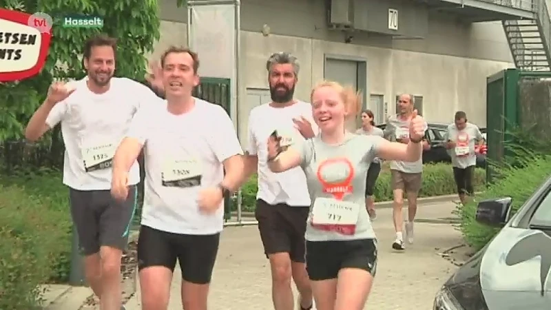 2500 deelnemers Urban Trail lopen dwars door de TVL-studio